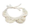 Adjustable Pet Collar With Pearl Lovely Princess Dog Necklace 9-18 inches, Beige