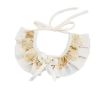 Adjustable Pet Collar With Gold Sequin Princess Dog Necklace 9-18 inches