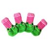 4 Pcs Dogs Knitted Socks Cute Pink Green Frog Foot Covers Scratch Dirt Resistant Paw Protect Puppy Teddy Corgi Pet Shoes