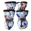 4 Pcs Blue Cute Dog Shoes Foot Covers Rain Shoes Puppy Waterproof Pet Shoes, 4#