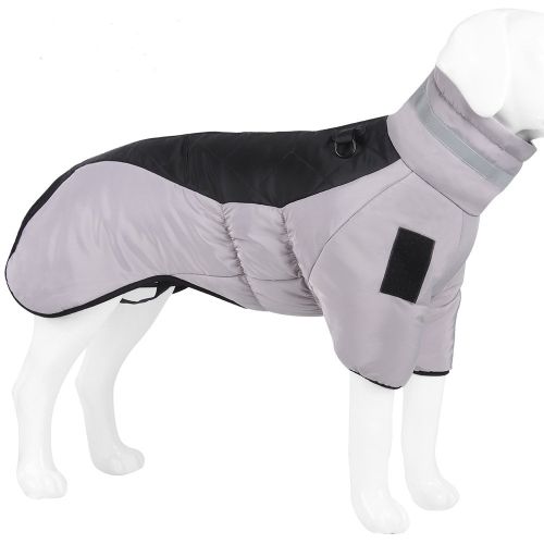 Warm Dog Jacket Winter Coat Reflective Waterproof Windproof Dog Snow Jacket Clothes with Zipper