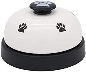 Pet Training Bell Clicker with Non Skid Base, Pet Potty Training Clock, Communication Tool; Interactive Device (Color: Black)