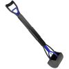 31.5in Pet Pooper Scooper Foldable Long Handle Dog Poop Waste Pick Up Rake for Large Medium Small Dogs