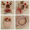 Chrimas Dog Winter Warm Clothing Cute Plush Coat Hoodies Pet Costume Jacket For Puppy French Bulldog Chihuahua Small Dog Clothing