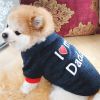 Letter Print Pet Sweater For Dog; Warm Dog Sweater; Winter Pet Apparel