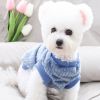 Pet Sweater; Warm Winter Plush Dog Sweater Knitwear For Small & Medium Dogs