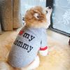 Letter Print Pet Sweater For Dog; Warm Dog Sweater; Winter Pet Apparel