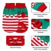 Pet Christmas Turtleneck Sweater Dog Christmas Clothes Snowman Stripes Costume Winter Holiday Sweater for Small Medium Puppy Dogs