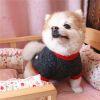 Letter Print Pet Sweater For Dog; Warm Dog Sweater; Winter Pet Apparel