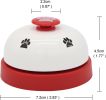 Pet Training Bell Clicker with Non Skid Base, Pet Potty Training Clock, Communication Tool; Interactive Device