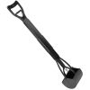 31.5in Pet Pooper Scooper Foldable Long Handle Dog Poop Waste Pick Up Rake for Large Medium Small Dogs